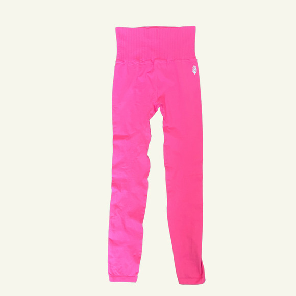 NWOT Free People Movement Good Karma Leggings in Hot Pink xs/s - Picture 6 of 15